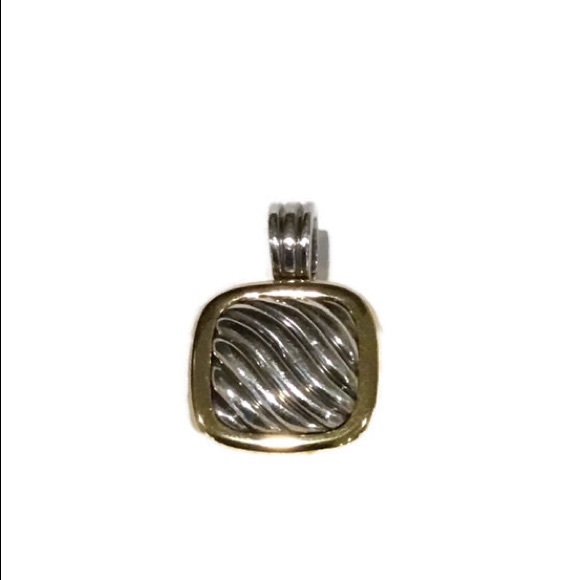 David Yurman Jewelry - David Yurman 2 Toned Cable Sq. Locket Pendant